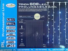 LUCI DI NATALE A TENDA 608 MAXILED BIANCO CALDO