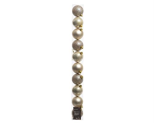 PALLINE DI NATALE PERLA ASSORTITE 6 CM CONFEZIONE 10 PZ