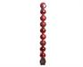 PALLINE DI NATALE ROSSE 6 CM CONFEZIONE 10 PZ