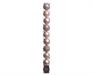 PALLINE DI NATALE ROSA CIPRIA 6 CM CONFEZIONE 10 PZ