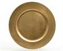 PIATTO DECORATIVO 42 CM ORO PLASTICA