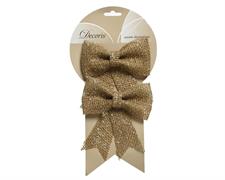 FIOCCO JUTA CON GLITTER CM 12X14 CM 2 PZ