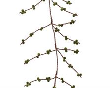 GHIRLANDA IN FELTRO CON BACCHE VERDI 115 CM