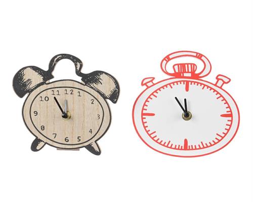 DECORAZIONE  OROLOGIO 2.COL. ASS 15CM