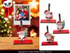 SEGNAPOSTO IN LEGNO NATALIZIO BABBO NATALE