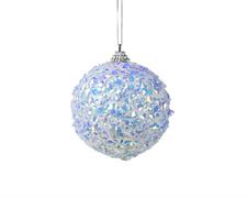 PALLINA DI NATALE IN FOAM IRIDESCENTI 8 CM