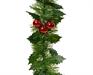 GHIRLANDA CON BACCHE ROSSE 200 CM