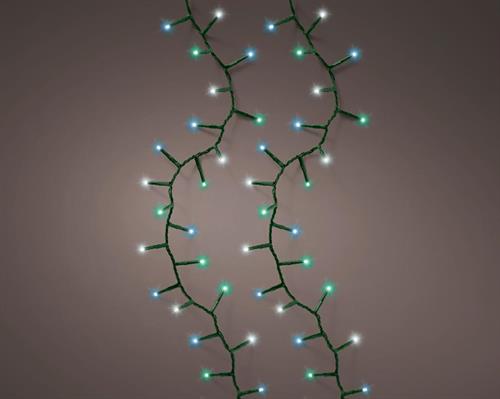 LUCI DI NATALE COMPACT 1000 LED BIANCO FREDDO + BLU + ACQUA