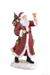 BABBO NATALE CON CAMPANA IN RESINA H. 27,5 CM