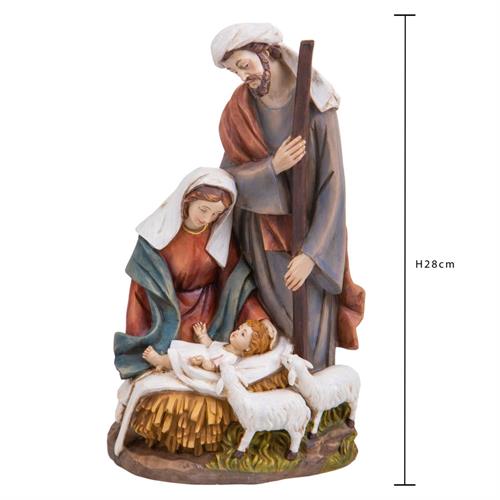 NATIVITA' IN RESINA H.28 CM