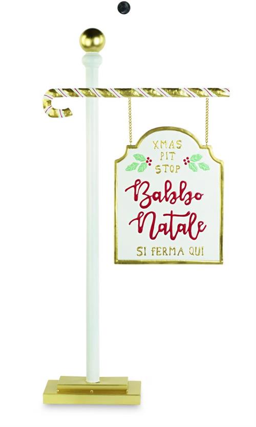 INSEGNA BABBO NATALE 57 X H.112 CM