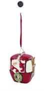 CABINA CON BABBO NATALE DA APPENDERE 18X15X20 CM
