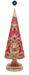 ALBERO BAROCCO ROSSO H.50,5XD.18 CM