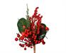 RAMETTO CON BACCHE ROSSE H.25 CM
