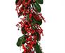 GHIRLANDA DI BACCHE ROSSE 180 CM
