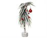 MINI ALBERO INNEVATO CON BACCHE ROSSE H. 30 CM
