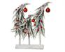 ALBERELLI CON BACCHE ROSSE SU BASE IN LEGNO H.40X30X12 CM
