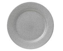 PIATTO DECORATIVO IN PP ARGENTO GLITTER 33 CM