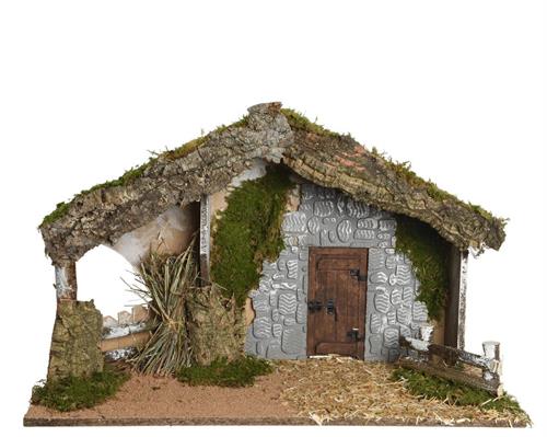 CAPANNA PER NATIVITA' IN LEGNO H.40X30X63 CM