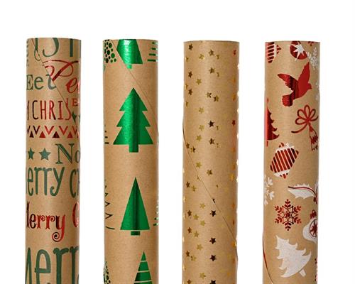 CARTA REGALO KRAFT NATALIZIA 150X70 CM