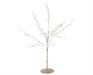 ALBERO CON RAMETTO ORO E PERLINE ACRILICHE H.60X30 CM