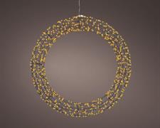 GHIRLANDA DI MICROLED LUCE CALDA CLASSICA 720 LED 58X58X7,5CM
