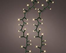 LUCI DI NATALE COMPACT 500 LED ORO CHIARO CAVO VERDE 11 MT