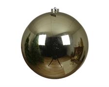 PALLINA DI NATALE VERDE ROSMARINO LUCIDO 14 CM