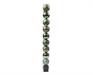 PALLINE DI NATALE VERDE ROSMARINO LUCIDE OPACHE GLITTER 10PZ 6CM