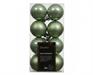 PALLINE DI NATALE VERDE MENTA LUCIDE OPACHE 16 PZ 4 CM