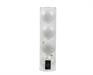 PALLINE DI NATALE BIANCHE LUCIDE GLITTER OPACHE FANTASIA 4 PZ 14