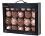 PALLINE DI NATALE ROSA CIPRIA ASSORTITE 21 PZ 7 CM