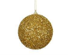 PALLINA DI NATALE IN SCHIUMA ORO 10 CM