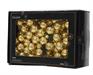 PALLINE DI NATALE A GRAPPOLO ORO  12 PZ 2 CM