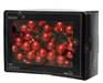 PALLINE DI NATALE A GRAPPOLO ROSSO OPACO 2 CM 12 PZ