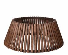 COPRIBASE PER ALBERO DI NATALE IN LEGNO MARRONE D. 70 X H. 28 CM