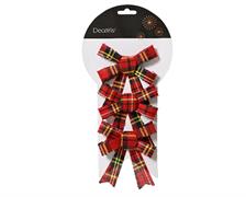 FIOCCHI SCOZZESE ROSSO 3 PZ 9X10 CM