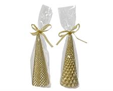 CANDELA CONO ORO H.15X5 CM ASSORTITA