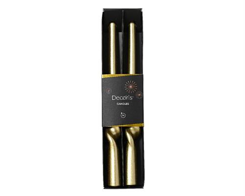 CANDELE ORO H.25 CM 2 PZ
