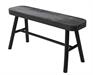 PANCA IN LEGNO NERA 90X25XH.45 CM