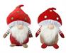 GNOMO NATALIZIO ROSSO/BIANCO CON CAPPELLO A FORMA DI FUNGO H.26C