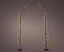 ARCO PER ESTERNO LUMINOSO CON RAMETTI 384 LED BIANCO CALDO H.230