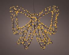 FIOCCO IN METALLO LUMINOSO CON 500 MICROLED LUCA CALDA CLASSICA