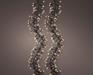 LUCI DI NATALE CLUSTER 2040 LED ORO CHIARO 19 MT CAVO NERO 8 GIO