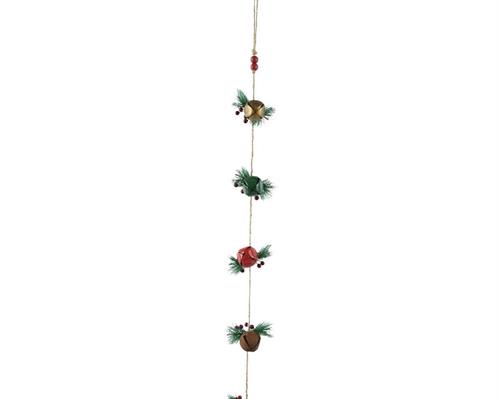 PENDENTE DI CAMPANELLE NATALIZIE 12X7X4 CM