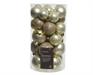 PALLINE PER ALBERO PERLA 30PZ MISURE ASSORTITE