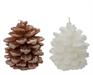 CANDELA FORMA PIGNA 2 COLORI ASSORTITI