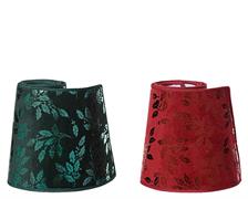 COPRIBASE PER ALBERO VERDE/ROSSO DECORO FOGLIE 56XH.22 CM