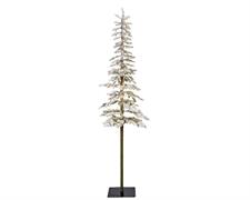 ALBERO DI NATALE 210 CM SNOWY ALPINE 200 MICROLED BIANCO CALDO