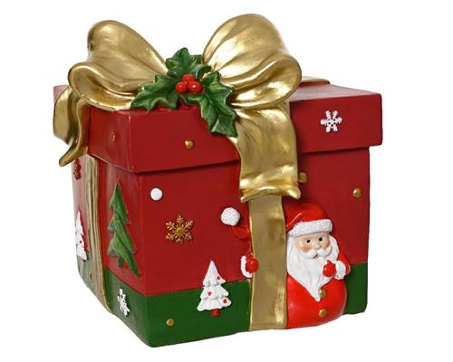 BASE PER ALBERO PACCO REGALO IN POLIRESINA H.22X22X21 CM